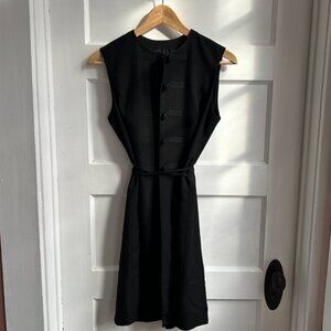 Morgane Le Fay Black Button Up Tunic